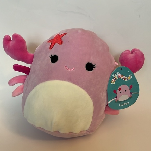 Squishmallows 8" Cailey The Crab with Starfish Stuffed Animal Toy - Picture 9 of 9